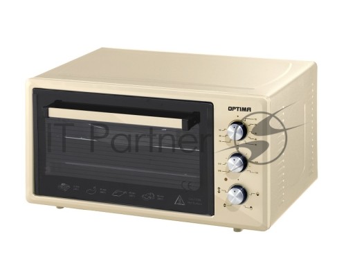 Мини-печь OPTIMA OFС-48B (48л,конвекция,таймер,лампа,противень 2шт.,реш,1650Вт, беж)