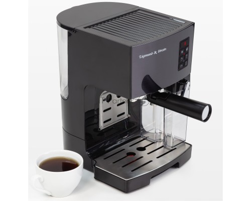 Кофеварка рожковая Zigmund & Shtain ZCM-889 черный, исп. кофе - молотый, 1.4 л, 1500 Вт. 20 Бар. Кофеварка рожковая Zigmund & Shtain ZCM-889 черный, исп. кофе - молотый, 1.4 л, 1500 Вт. 20 Бар.