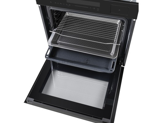 Шкаф духовой электрический с паром Maunfeld MEOR7216STFB