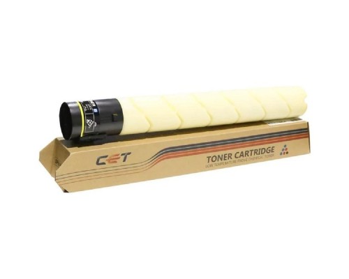 [Запасные части для принтеров и копиров] Тонер-картридж (CPT, CE28) TN-227Y для KONICA MINOLTA Bizhub C227i/257i/287i (CET) Yellow, 407г, 24K