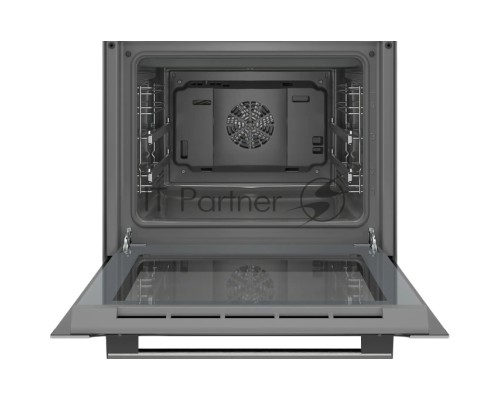 Встраиваемый духовой шкаф Bosch HBJ517SG0R 60 см, Serie 4, 66 л, Vario-гриль большой площади, Верхний/нижний жар, Горячий воздух, Горячий воздух нежный, Гриль с конвекцией, Нижний жар, Режим для пиццы, черная нержавеющая сталь