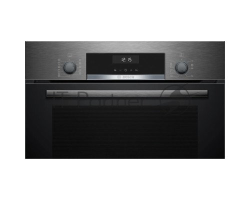 Встраиваемый духовой шкаф Bosch HBJ517SG0R 60 см, Serie 4, 66 л, Vario-гриль большой площади, Верхний/нижний жар, Горячий воздух, Горячий воздух нежный, Гриль с конвекцией, Нижний жар, Режим для пиццы, черная нержавеющая сталь