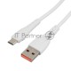 Кабель GoPower GP07M USB (m)-microUSB (m) 1.0м 2.4A силикон белый (1/200/800)