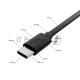 Переходник USB Hub Type-C гибкий 0.35m разветвитель на 3 USB порта, СМ / 3 х AF, черный, GCR-55296