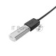 Переходник USB Hub Type-C гибкий 1.2m разветвитель на 3 USB порта, СМ / 3 х AF, черный, GCR-55311