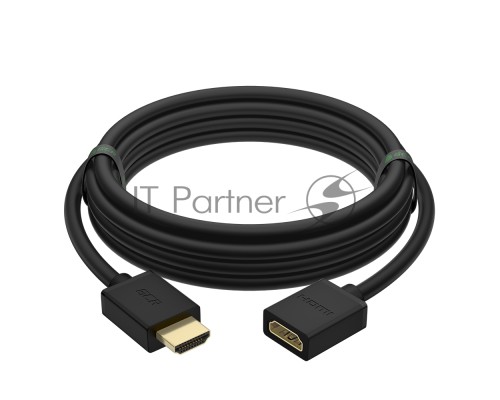 Удлинитель 10.0m v2.0 HDMI-HDMI черный, OD7.3mm, 28/28 AWG, позолоченные контакты, Ethernet 18.0 Гбит/с, 19M / 19F, тройной экран, GCR-51638 Удлинитель 10.0m v2.0 HDMI-HDMI черный, OD7.3mm, 28/28 AWG, позолоченные контакты, Ethernet 18.0 Гбит/с, 19M / 19F, тройной экран, GCR-51638