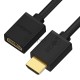 Удлинитель 10.0m v2.0 HDMI-HDMI черный, OD7.3mm, 28/28 AWG, позолоченные контакты, Ethernet 18.0 Гбит/с, 19M / 19F, тройной экран, GCR-51638