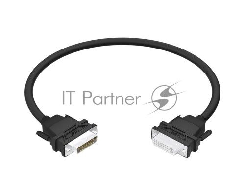 Удлинитель 1.0m DVI-D, черный, DVI/DVI, 25M/25F, FullHD, 28 AWG, GCR-54706 Удлинитель 1.0m DVI-D, черный, DVI/DVI, 25M/25F, FullHD, 28 AWG, GCR-54706