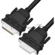 Удлинитель 1.0m DVI-D, черный, DVI/DVI, 25M/25F, FullHD, 28 AWG, GCR-54706