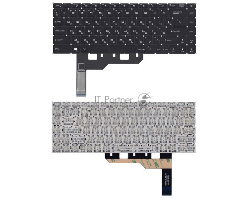 Клавиатура для ноутбука MSI Prestige 15 A10M, черная
