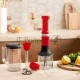 Блендер погружной KitchenAid 5KHBV83EER с аксессуарами, Красный