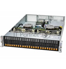 Платформа системного блока SuperMicro SYS-221H-TN24R 2U Hyper with 24 hot-swap 2.5