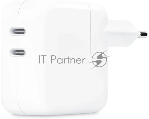 Адаптер Apple A2676 USB-C 35W 2xUSB от бытовой электросети