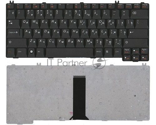 Клавиатура для ноутбука Lenovo Ideapad 3000 C100 C200 N100 N200 N220 N440 N500 V100 V200 Y500 черная