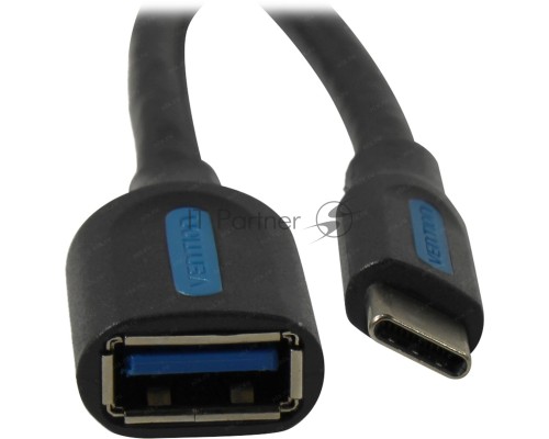 Адаптер-переходник Vention USB CM/ OTG USB 3.0 AF, гибкий - 0,15м.