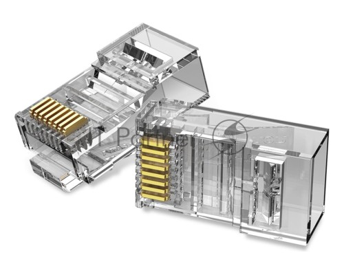 Коннектор Vention RJ45 (8p8c), cat. 6, под витую пару (50шт.)