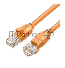 Патч-корд Vention прямой UTP cat.6, RJ45 - 2м. Оранжевый