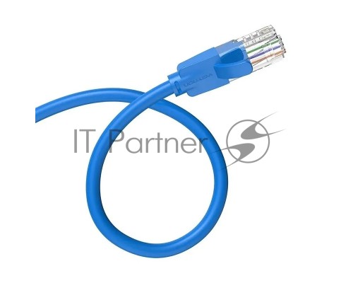 Патч-корд Vention прямой UTP cat.6, RJ45 - 3м. Синий