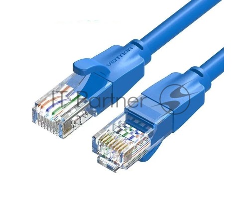 Патч-корд Vention прямой UTP cat.6, RJ45 - 3м. Синий