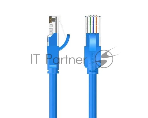 Патч-корд Vention прямой UTP cat.6, RJ45 - 3м. Синий