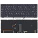 Клавиатура для ноутбука Lenovo IdeaPad Y480 черная с подсветкой