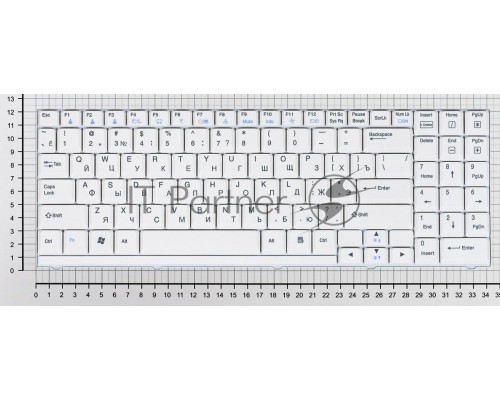 Клавиатура для ноутбука LG R500 S510 P1 S1 U4 белая