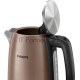 Чайник электрический Philips HD9355/92 1.7л. 1740Вт медный корпус: нерж.сталь/пластик