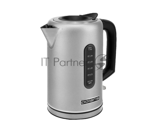 Чайник Polaris PWK-1729СA (2200W, 1,7л, ВЕРХ. ЗАЛИВ, нерж.) стальной
