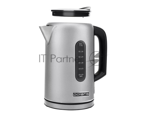 Чайник Polaris PWK-1729СA (2200W, 1,7л, ВЕРХ. ЗАЛИВ, нерж.) стальной