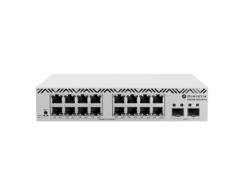 [Сетевое оборудование] MikroTik CSS318-16G-2S+IN Коммутатор, 16x 1Gbit, 2x SFP+, настольный