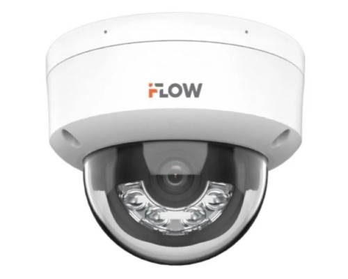 [Камеры видеонаблюдения] iFLOW F-IC-1421M(2.8mm) Eco 2Мп внутренняя купольная IP-камера с ИК-подсветкой до 30м и встроенным микрофоном