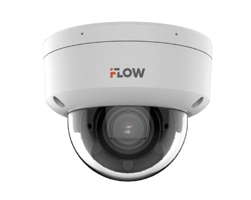 [Камеры видеонаблюдения] iFLOW F-IC-1722CMZ4(2.8-12mm) Eco 2Мп уличная купольная IP-камера с гибридной Smart-подсветкой до 30м и встроенным микрофоном