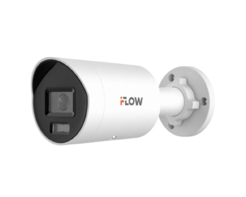 [Камеры видеонаблюдения] iFLOW F-IC-2122C2M(2.8mm) Value 2Мп уличная цилиндрическая IP-камера с гибридной Smart подсветкой до 40м  и технологией SharpSense