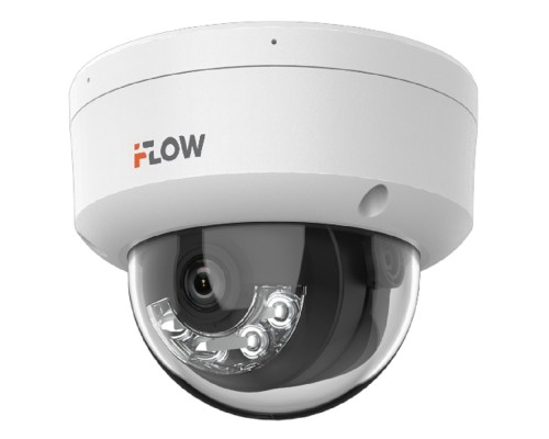 [Камеры видеонаблюдения] iFLOW F-IC-2422C2MS(2.8mm) Value 2Мп уличная купольная IP-камера с гибридной Smart подсветкой до 30м  и технологией SharpSense