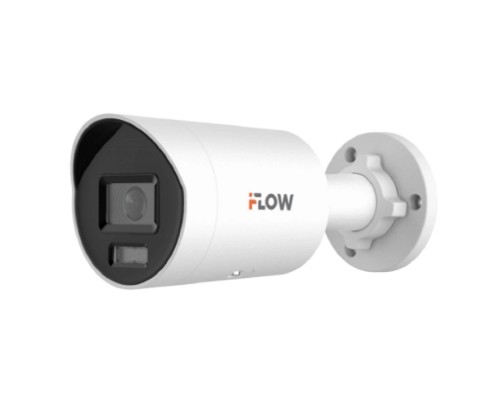 [Камеры видеонаблюдения] iFLOW F-IC-2182C2M(2.8mm) Value 8Мп уличная цилиндрическая IP-камера с гибридной Smart подсветкой до 40м и технологией SharpSense