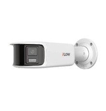 iFLOW F-IC-2284PCMS/A(4mm) Value 8Мп уличная панорамная цилиндрическая IP-камера с Smart-подсветкой до 40м, технологией BrightVu и SharpSense