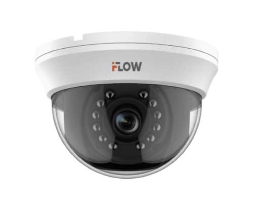 [Камеры видеонаблюдения] iFLOW F-AC-1421(2.8mm) Eco 2Мп внутренняя купольная HD-TVI камера с ИК-подсветкой до 20м