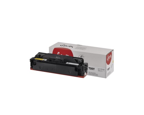 Картридж Sakura T09Y-ECO (3017C006) для Canon, желтый, 5900 к. (чип без счетчика копий)