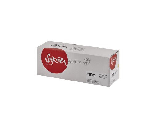 Картридж Sakura T09Y-ECO (3017C006) для Canon, желтый, 5900 к. (чип без счетчика копий)