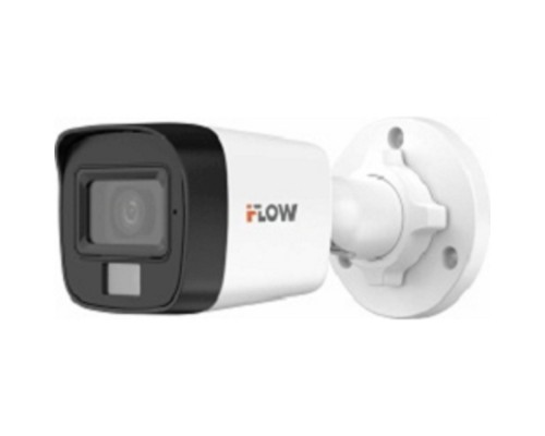 [Камеры видеонаблюдения] iFLOW F-AC-2152M(2.8mm) Value 3К (5Мп 16:9) уличная цилиндрическая HD-TVI камера с гибридной подсветкой ИК/LED до 30/20м и встроенным микрофоном (AoC)