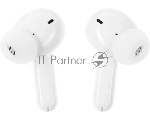 Гарнитура внутриканальные Realme Buds T100 RMA2109 белый беспроводные bluetooth в ушной раковине (6672687)