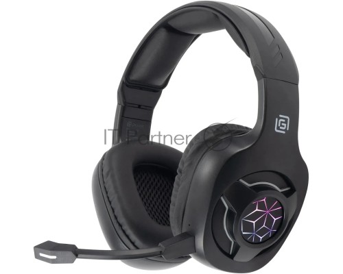 Наушники с микрофоном Оклик HS-L575G черный накладные BT оголовье (1895253)