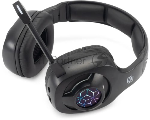 Наушники с микрофоном Оклик HS-L575G черный накладные BT оголовье (1895253)