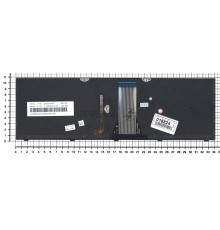 Клавиатура для ноутбука Lenovo IdeaPad G50-70 Z50-70 черная с подсветкой