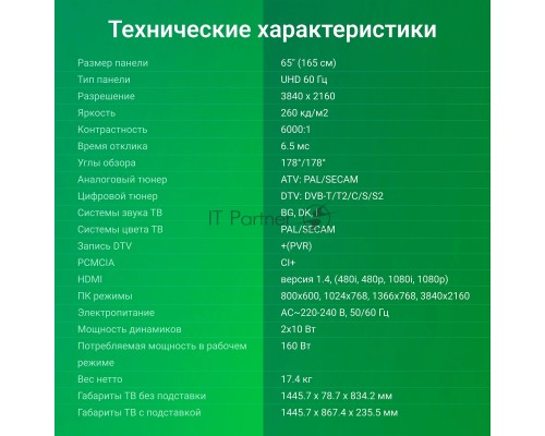 Телевизор  Digma 65