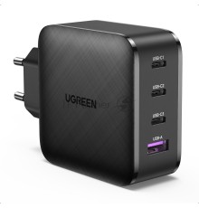 Сетевое зарядное устройство USB A + 3 USB C 65W GaN Tech Fast Charger CD224-70774 Black (70774)