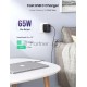 Сетевое зарядное устройство USB A + 3 USB C 65W GaN Tech Fast Charger CD224-70774 Black (70774)