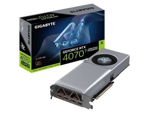 Видеокарта Gigabyte GV-N407TSAI TOP-16GD RTX4070Ti SUPER, HDMI, DP*3, 16G,D6X