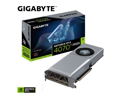 Видеокарта Gigabyte GV-N407TSAI TOP-16GD RTX4070Ti SUPER, HDMI, DP*3, 16G,D6X