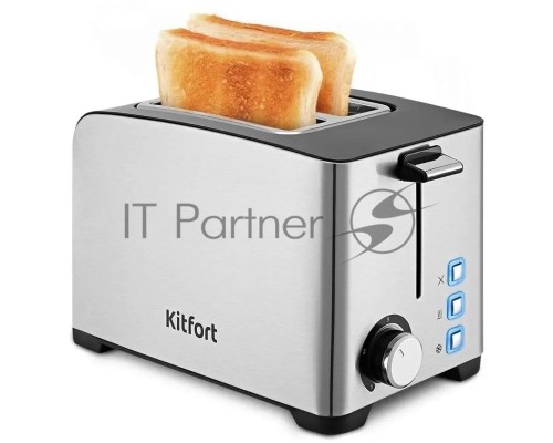 Тостер Kitfort КТ-6212 850Вт нержавеющая сталь